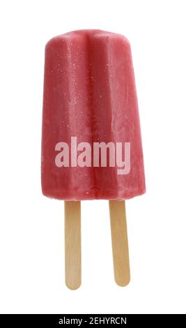 popsicle isolate su sfondo bianco. Foto Stock