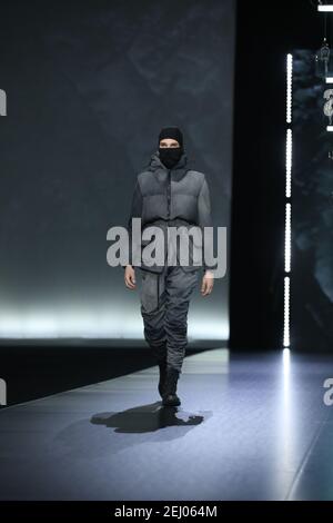 Roma, Italia. 20 Feb 2021. Gall presenta le sue collezioni Autunno/Inverno 21-22 ad AltaRoma 2021. (Foto di Paolo Pizzi/Pacific Press/Sipa USA) Credit: Sipa USA/Alamy Live News Foto Stock