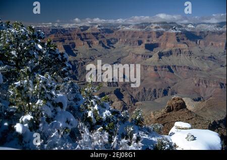 Passa la tempesta al Grand Canyon Foto Stock