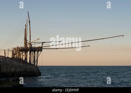 Pesca tipica in Abruzzo - Italia Foto Stock