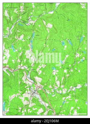 Livingston Manor, New York, map 1965, 1:24000, United States of America by Timeless Maps, data U.S. Geological Survey Foto Stock