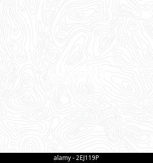 Ripetizione senza giunture mappa topografica a linee. Sfondo vettoriale Illustrazione Vettoriale