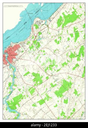 Ogdensburg East, New York, map 1963, 1:24000, United States of America by Timeless Maps, data U.S. Geological Survey Foto Stock