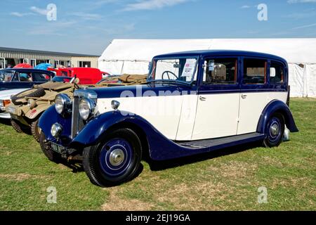 Hendridge, Somerset, UK - Agosto 24 2019: Una Daimler 1935 Straight Eight Six Light Limousine Foto Stock