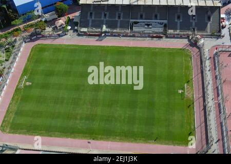 Al Ahly Sporting club vista dall'alto, al Ahly SC è un club sportivo egiziano con sede al Cairo, ed è considerato da molti come la squadra di maggior successo Foto Stock