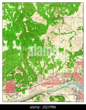 Sand Springs, Oklahoma, mappa 1956, 1:24000, Stati Uniti d'America da Timeless Maps, dati U.S. Geological Survey Foto Stock