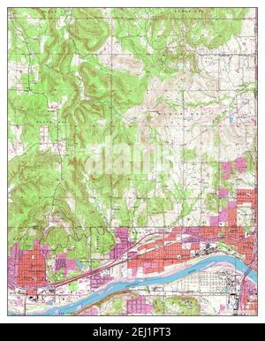 Sand Springs, Oklahoma, mappa 1956, 1:24000, Stati Uniti d'America da Timeless Maps, dati U.S. Geological Survey Foto Stock