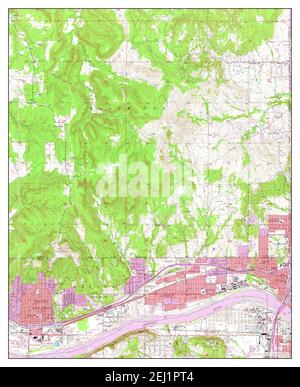 Sand Springs, Oklahoma, mappa 1956, 1:24000, Stati Uniti d'America da Timeless Maps, dati U.S. Geological Survey Foto Stock