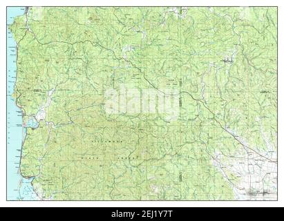 Nehalem River, Oregon, mappa 1979, 1:100000, Stati Uniti d'America da Timeless Maps, dati U.S. Geological Survey Foto Stock