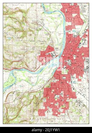 Salem West, Oregon, mappa 1969, 1:24000, Stati Uniti d'America da Timeless Maps, dati U.S. Geological Survey Foto Stock