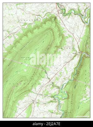 Abete Creek, Pennsylvania, mappa 1963, 1:24000, Stati Uniti d'America da Timeless Maps, dati U.S. Geological Survey Foto Stock