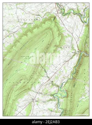 Abete Creek, Pennsylvania, mappa 1963, 1:24000, Stati Uniti d'America da Timeless Maps, dati U.S. Geological Survey Foto Stock