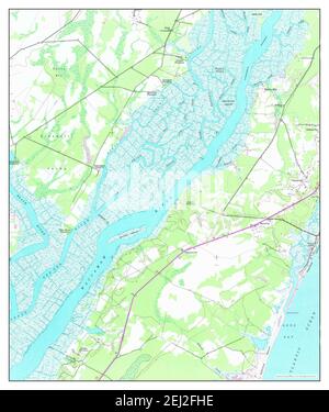 Waverly Mills, South Carolina, mappa 1942, 1:24000, Stati Uniti d'America da Timeless Maps, dati U.S. Geological Survey Foto Stock