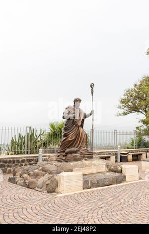 Mare di Galilea, Israele - Febbraio 15th:Capharnaum la città di Gesù. Israele. Foto Stock