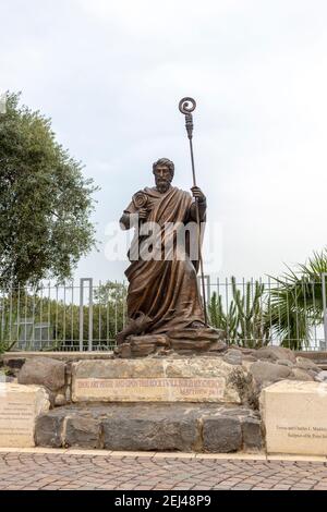 Mare di Galilea, Israele - Febbraio 15th:Capharnaum la città di Gesù. Israele. Foto Stock