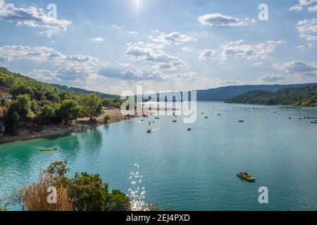 Pont du Galetas, Gorges du Verdon, Francia Foto Stock