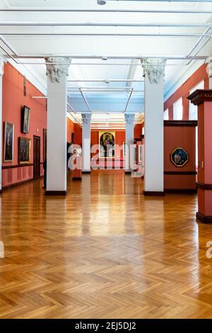 Poznan, Polonia - Febbraio 15 2020 interno del museo nazionale di Poznan Foto Stock