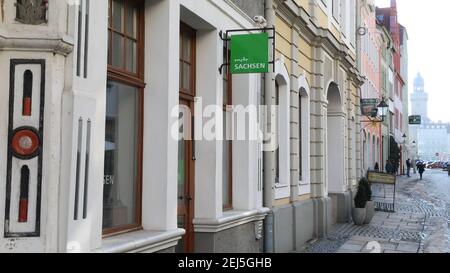 Mitteldeutscher Rundfunk (MDR) Landesfunkhaus Sachsen Regionalbüro Görlitz 21.2.2021 Foto Stock