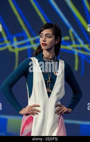 Roma, Italia. 20 Feb 2021. 2/20/2021 - Roma, Altaroma2021 - accessori settimana della moda (Foto di IPA/Sipa USA) Credit: Sipa USA/Alamy Live News Foto Stock
