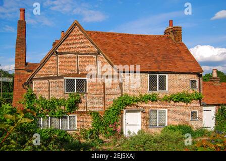John Milton's Cottage Museum, Chiesa Street, Chalfont St Giles, Buckinghamshire, Inghilterra, Regno Unito Foto Stock