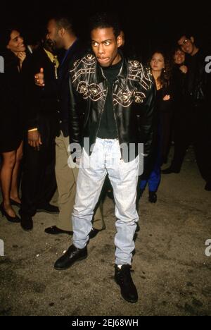 Chris Rock alla prima di New Jack City 06 marzo 1991 Credit: Ralph Dominguez/MediaPunch Foto Stock