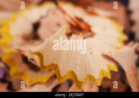 pulizia da una matita. sfondo bello Foto Stock