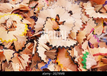 pulizia da una matita. sfondo bello Foto Stock