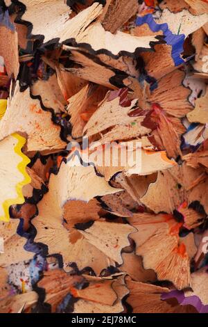 pulizia da una matita. sfondo bello Foto Stock