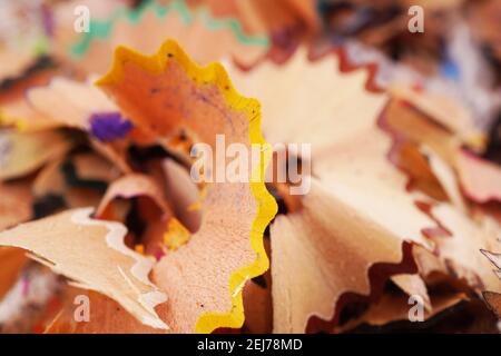 pulizia da una matita. sfondo bello Foto Stock