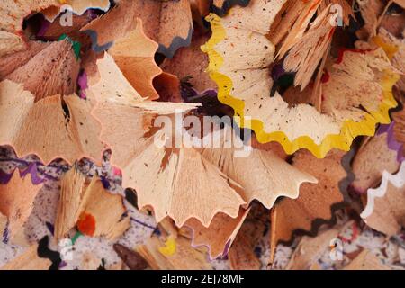 pulizia da una matita. sfondo bello Foto Stock