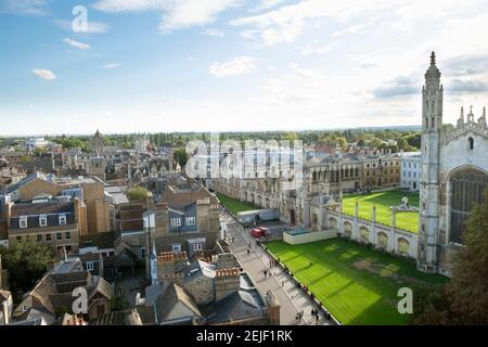 Cambridge, Regno Unito. 21 Settembre 2017 - Kings College Cambridge è una delle migliori università del mondo nella città di Cambridge, per la quale è famosa Foto Stock