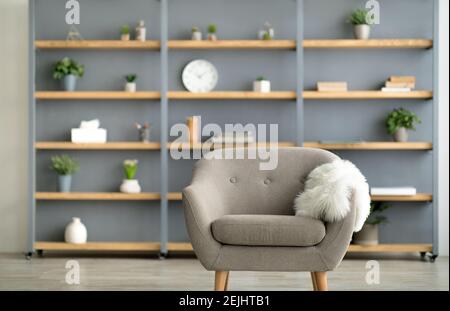 Blog sugli interni, elegante, minimalista, scandinavo e design retrò Foto Stock