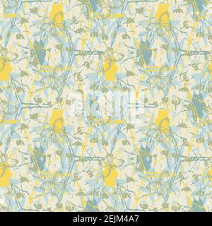 pattern vettoriale senza giunture con farfalla Illustrazione Vettoriale