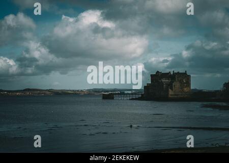 Il Castello di Blackness a Linlithgow, Scozia Foto Stock