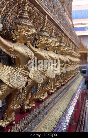 Il Wat Phra Kaew, il Tempio del Buddha di Smeraldo Foto Stock