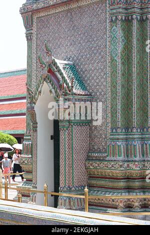 Il Wat Phra Kaew, il Tempio del Buddha di Smeraldo Foto Stock