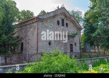 La chiesa dell'Arcangelo michele a Perushtitsa, Bulgaria Foto Stock