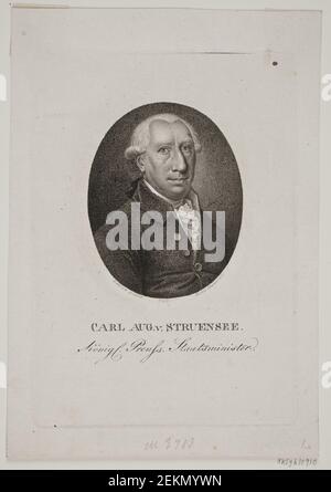 Meno Haas (1752-1833); Nikolaus Lauer (1753-1824), Carl August Struensee di Carlsbach, 1799 Foto Stock