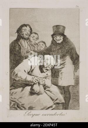 Francisco de Goya (1746-1828), perché salvarli?, 1797-1798 Foto Stock