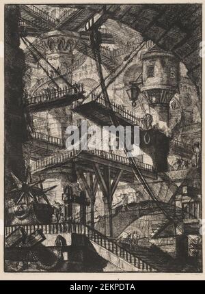 Giovanni Battista Piranesi (1720-1778), Vindeboen, circa 1750 Foto Stock