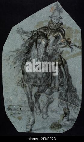 Unknown (1649-); Peter Paul Rubens (1577-1640), RyterSorkraet, prima del 1650 Foto Stock