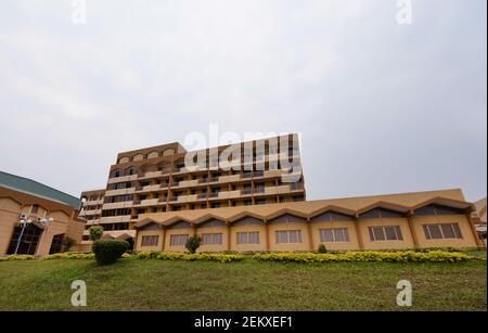 Edificio parlamentare a Kigali, Ruanda. Foto Stock