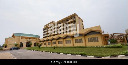 Edificio parlamentare a Kigali, Ruanda. Foto Stock