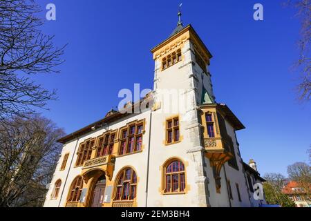 La sala concerti Solothurn è stata progettata in stile architettonico storico ed è stata inaugurata nel 1900. L'edificio è stato progettato dall'architetto svizzero Foto Stock