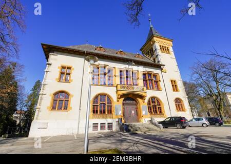 La sala concerti Solothurn è stata progettata in stile architettonico storico ed è stata inaugurata nel 1900. L'edificio è stato progettato dall'architetto svizzero Foto Stock