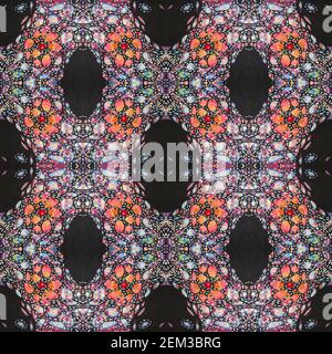 Pittura acrilica disegnata a mano. Arte astratta background. Pittura acrilica su tela. Texture colore.motivo senza giunture Foto Stock