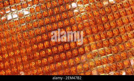 Statuette Golden Mini Buddha Foto Stock