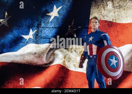 Capitan America Foto Stock