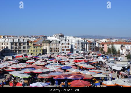 Quartiere Bazaar locale a Turchia Foto Stock