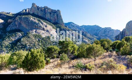 Cave Creek Canyon, Chiricahua Mountains, viste dal Silver Peak Trail, Portal, Arizona sud-orientale, Stati Uniti Foto Stock